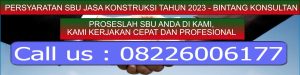 Persyaratan Pembuatan SBU Jakon