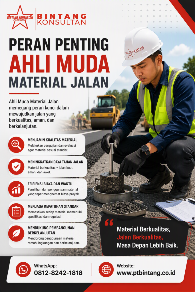 Peran Penting Ahli Muda Material Jalan